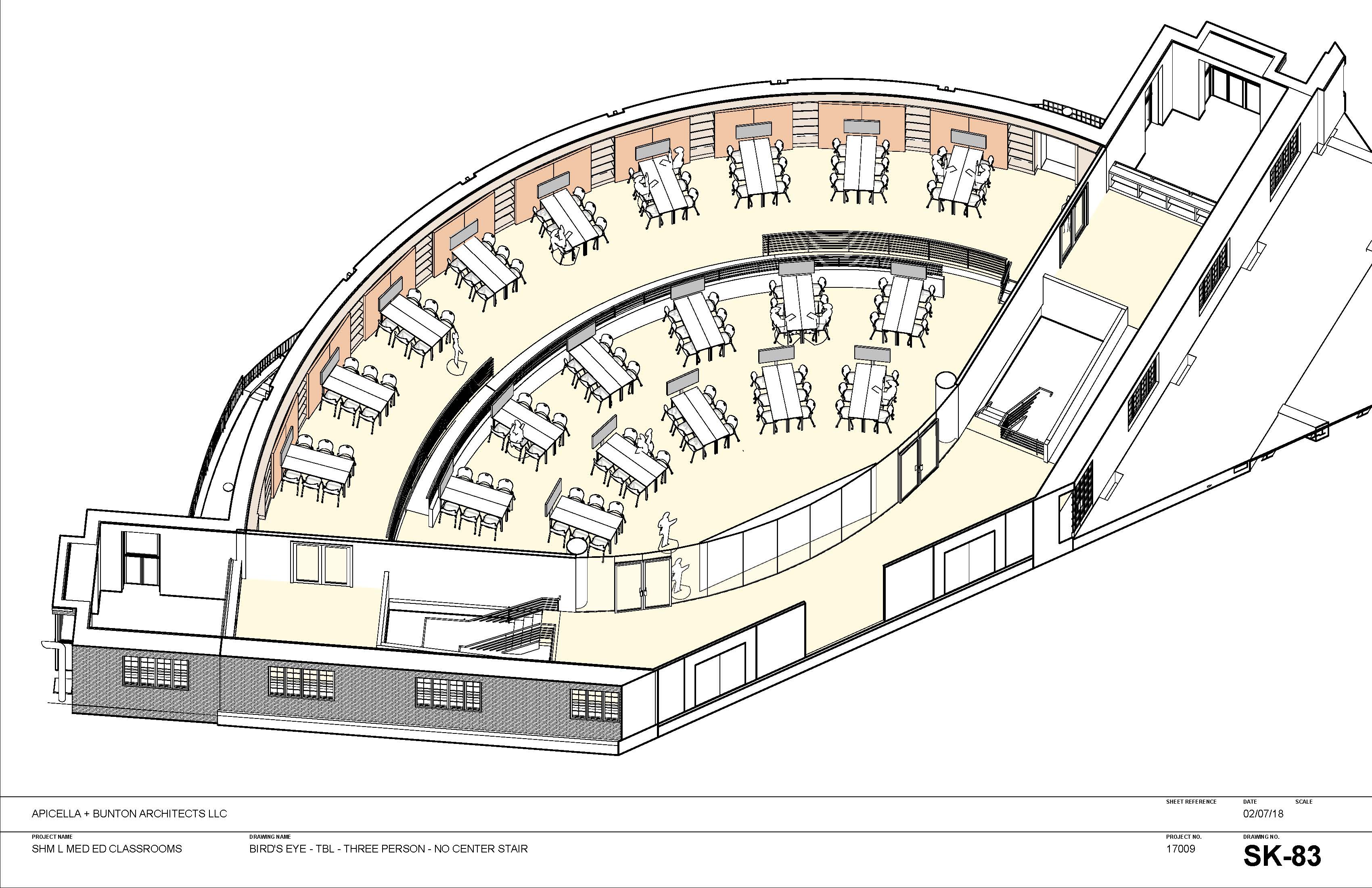 &quot;cutaway&quot; view of new classroom from above