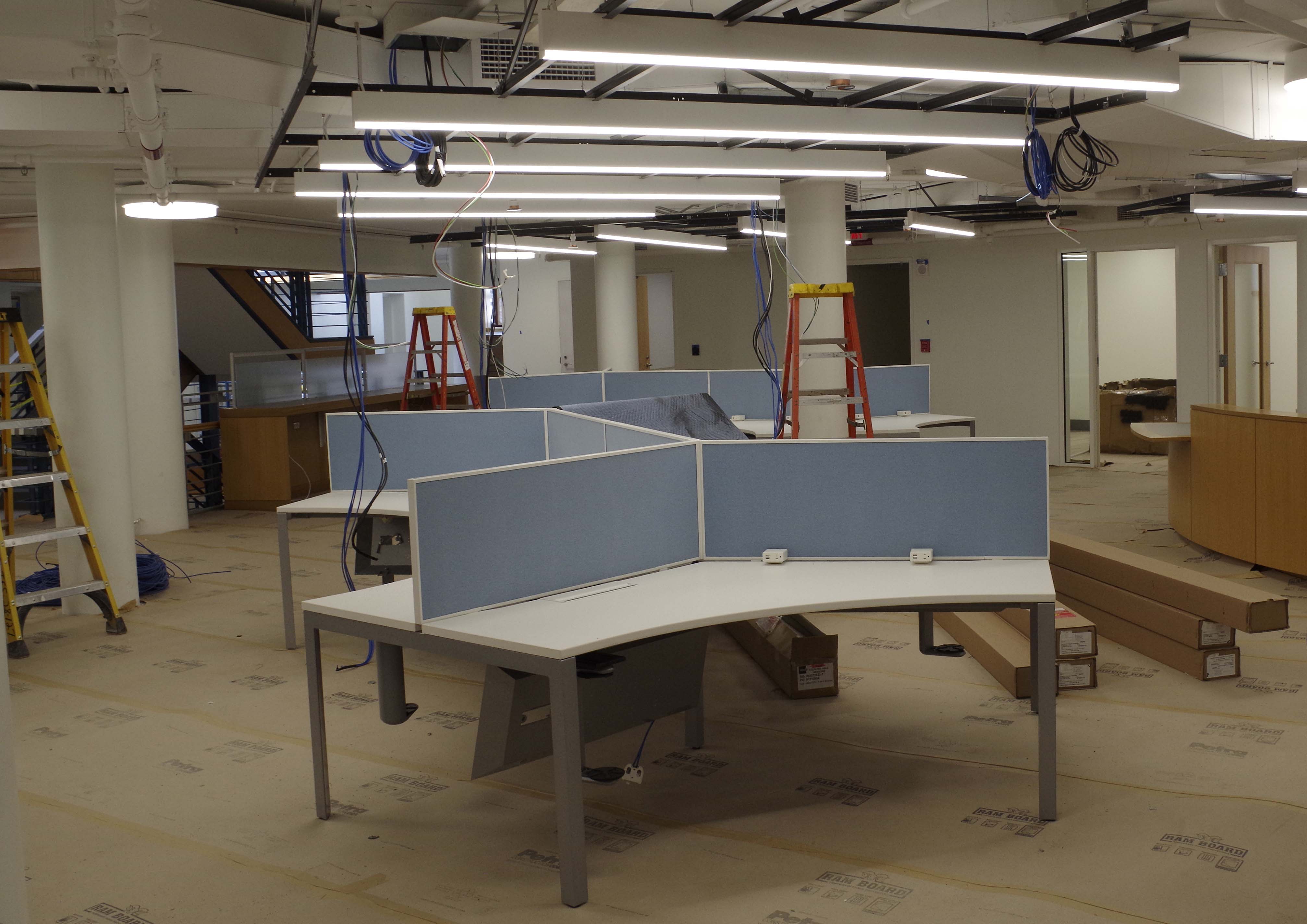 Information commons desks