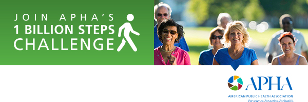 #1BillionSteps logo from the American Public Health Association