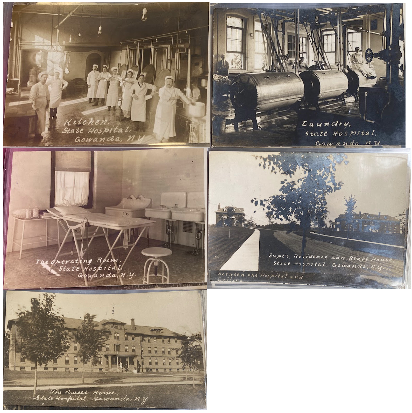 A group of photos of a factoryDescription automatically generated