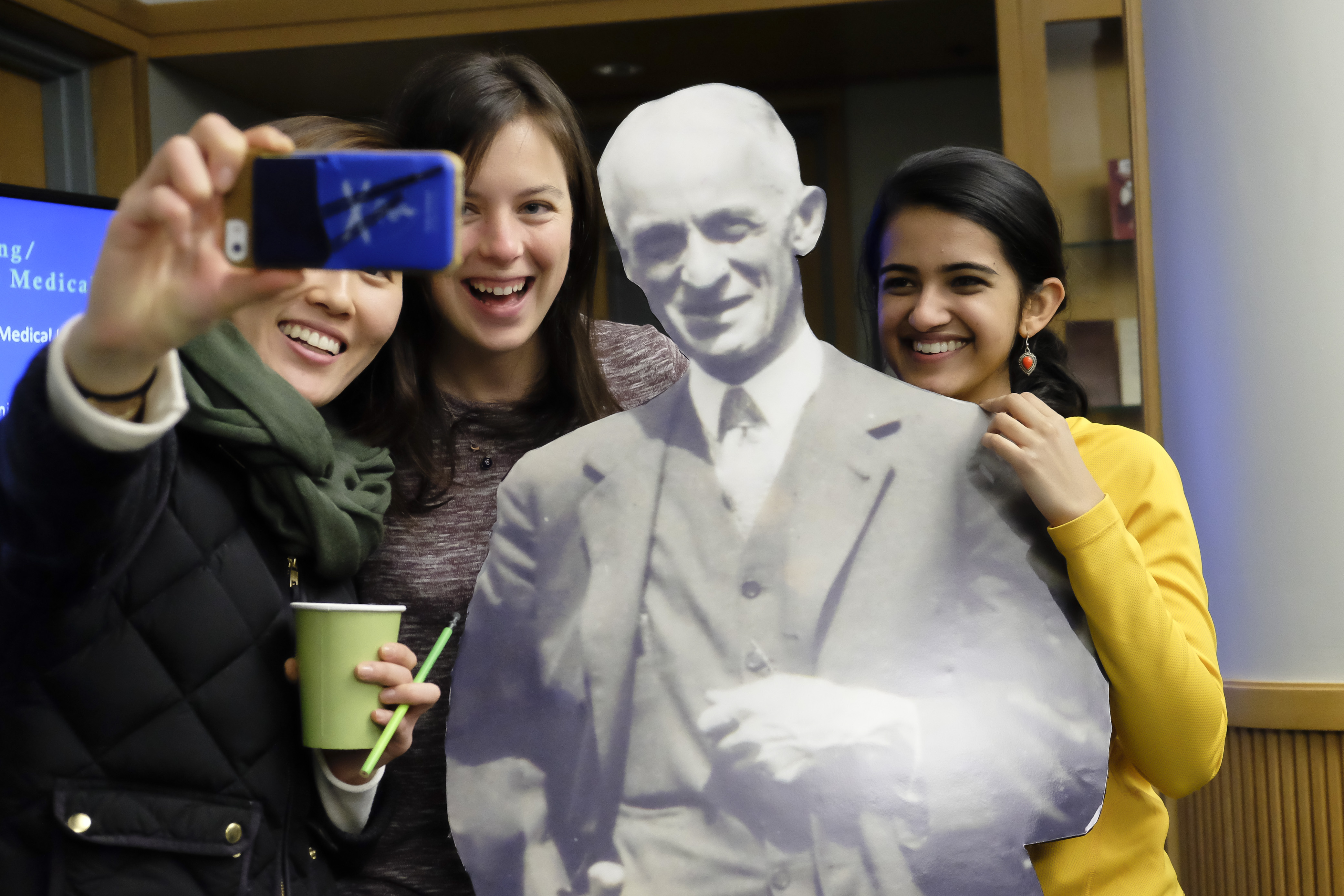 students with Cushing cutout