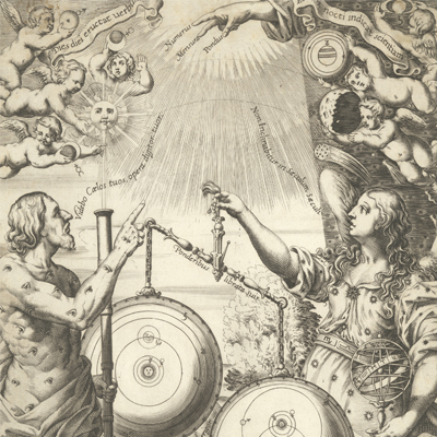 illustration of celestial beings