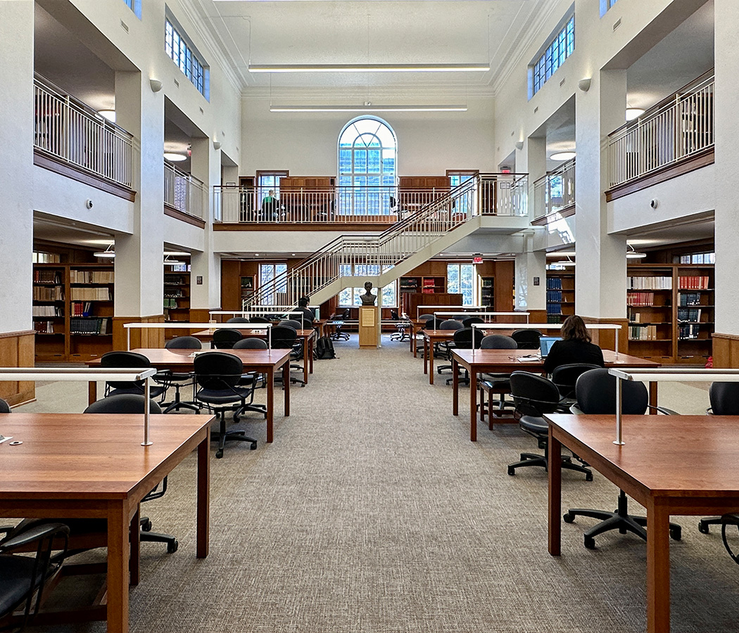 Photo of Morse Reading Room seating