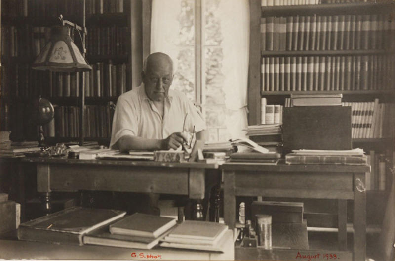Klebs at desk