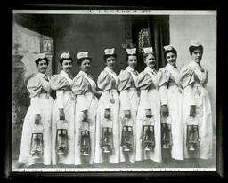 The Connecticut Training School for Nurses, Class of 1899. Yale School of Medicine Photographs