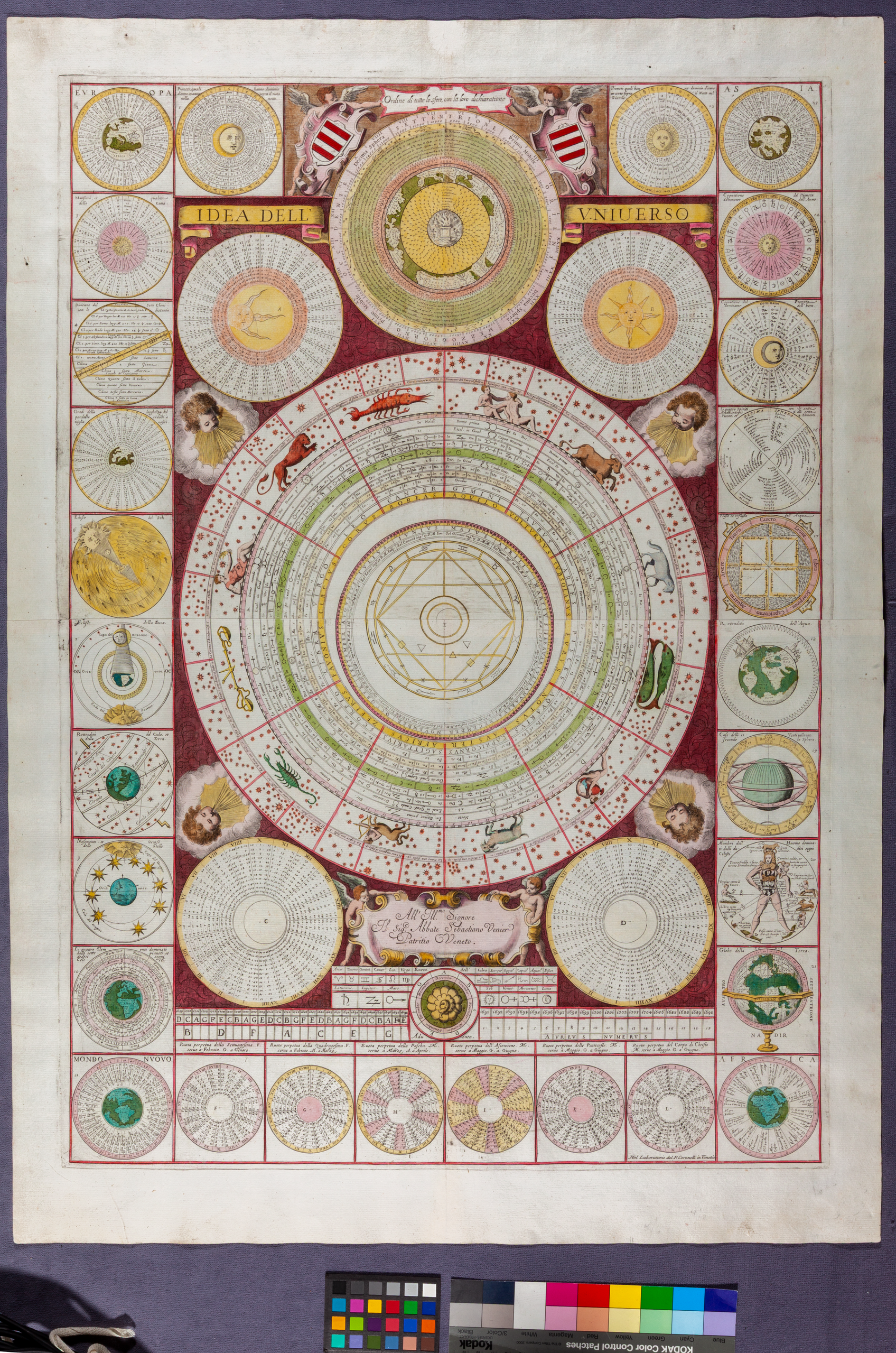  Vincenzo Coronelli. Idea dell' universo. Venice, 1690